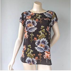 LOFT Night Blossom Bar Back Top